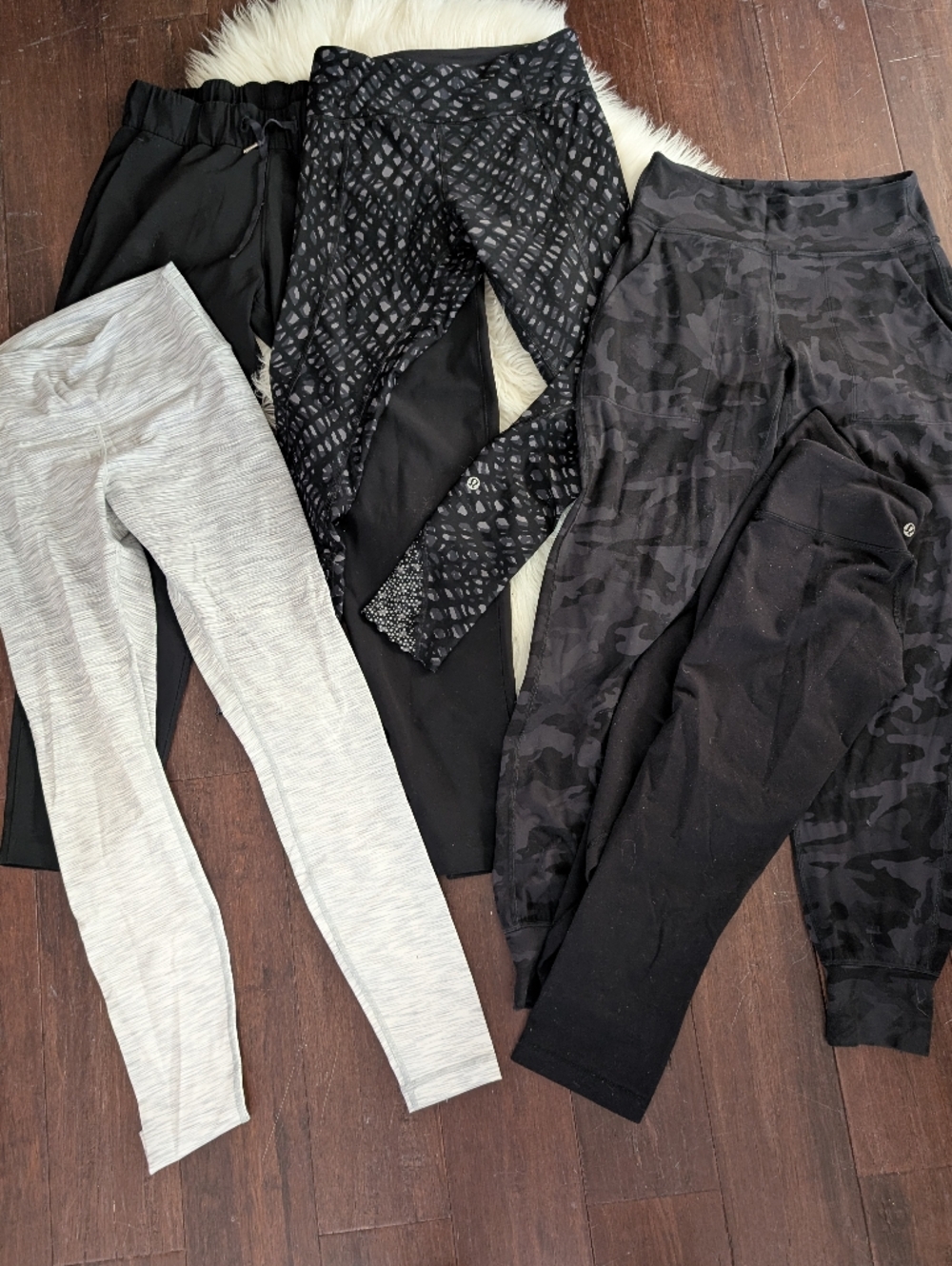 Bundle! Size 6 Lululemon Leggings Camo Align Joggers Spacedye Grey